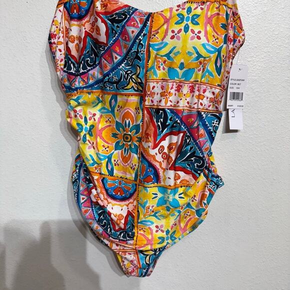 La Blanca Plus Soliel Lingerie One-Piece Swimsuit Sz 22W NWT - Picture 4 of 13